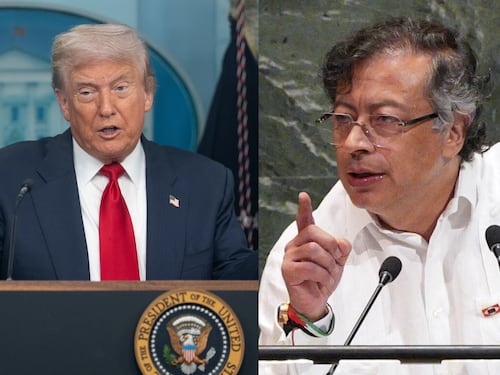 “El no es amigo de Estados Unidos, él es un tipo malo”: Trump arremetió contra Petro y aseguró que ama a los colombianos