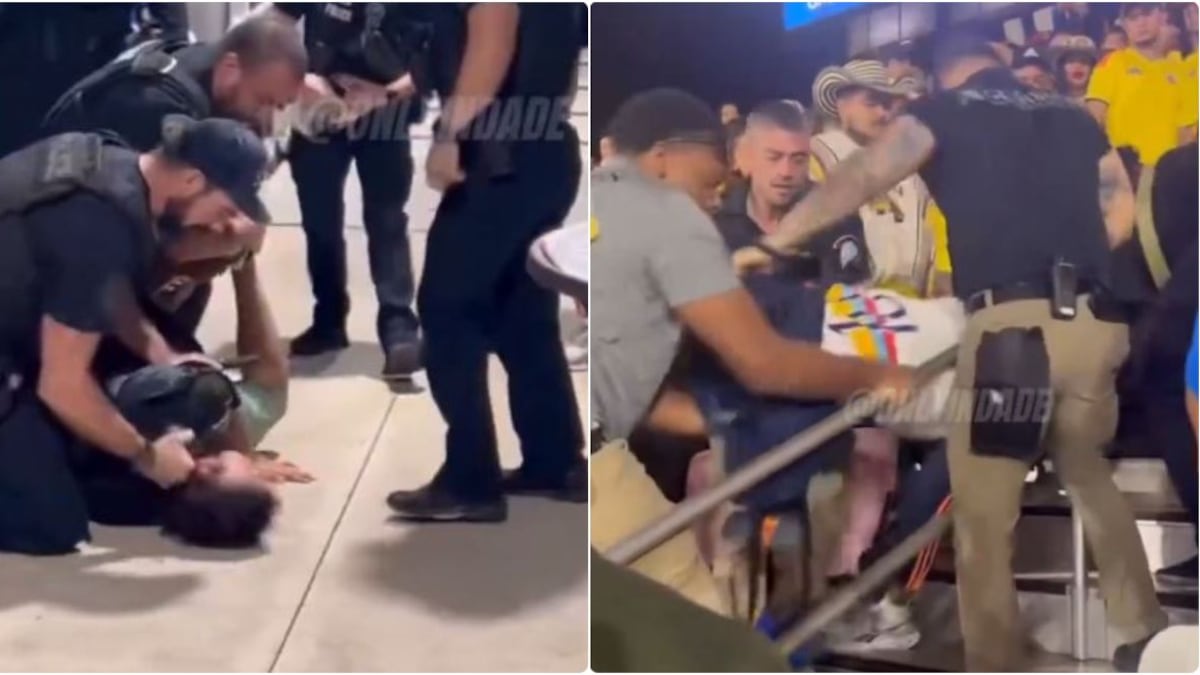 Varios hinchas colombianos fueron detenidos en estadio de USA en medio del partido de la Tricolor