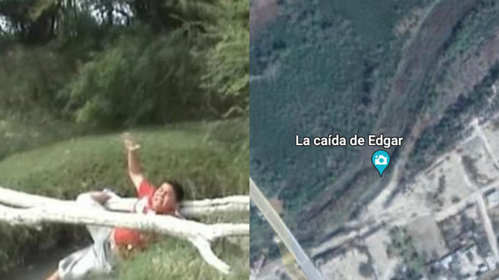 Ubicación de Edgar se cae