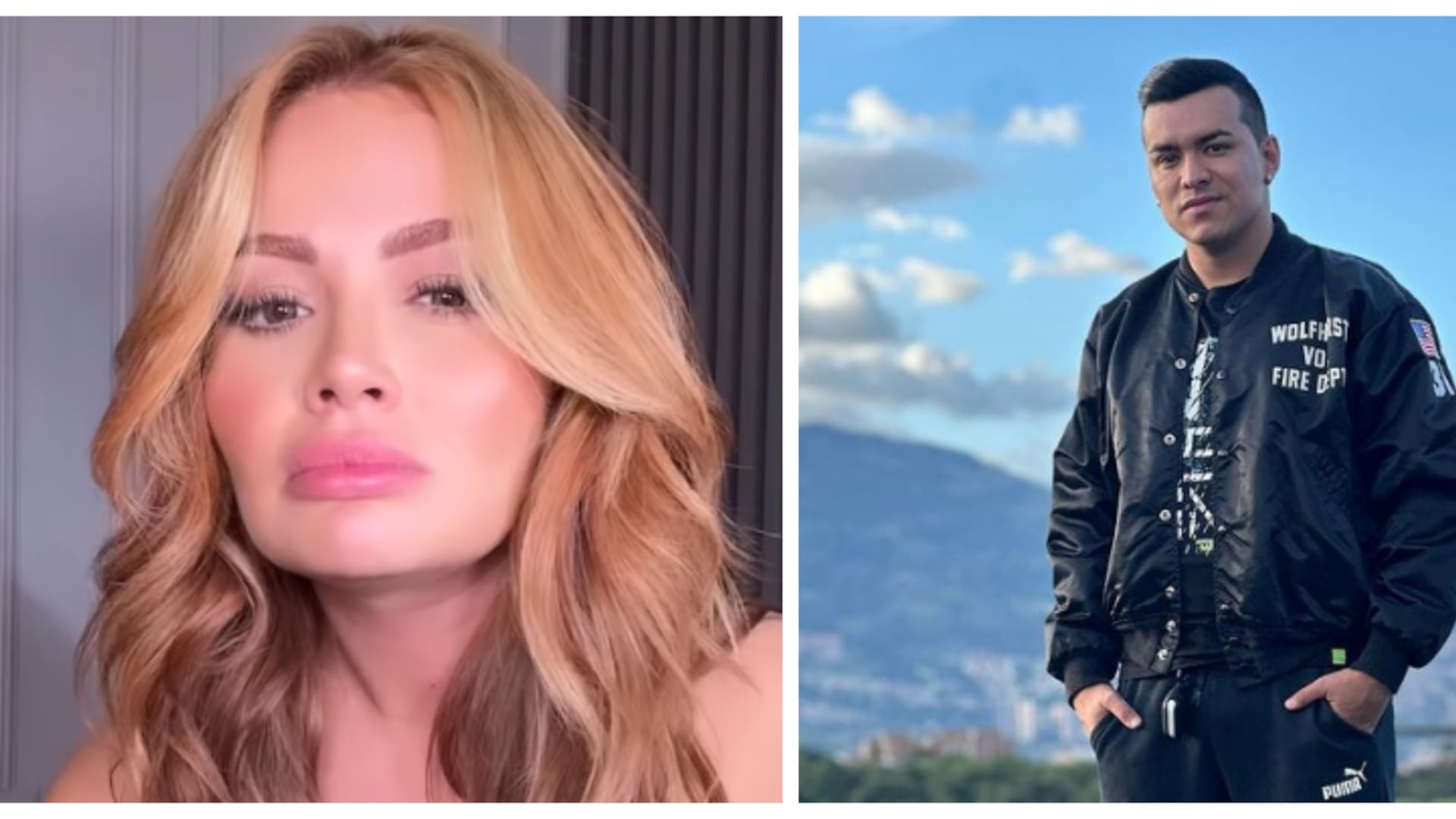 Critican a Sara Uribe de ‘machista’ por apoyar a Yeison Jiménez y cuestionar al feminismo (Captura de pantalla de ig: Sara Uribe y Yeison Jiménez)