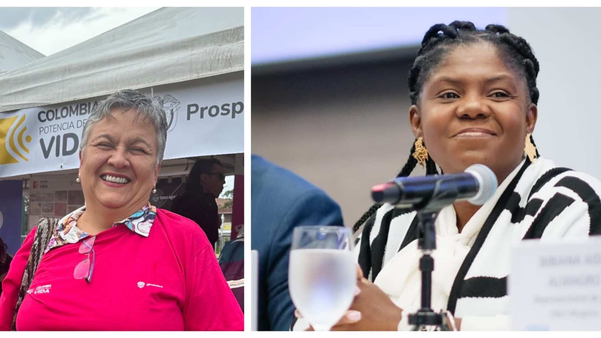 Luz María Múnera y Francia Márquez (Redes sociales)