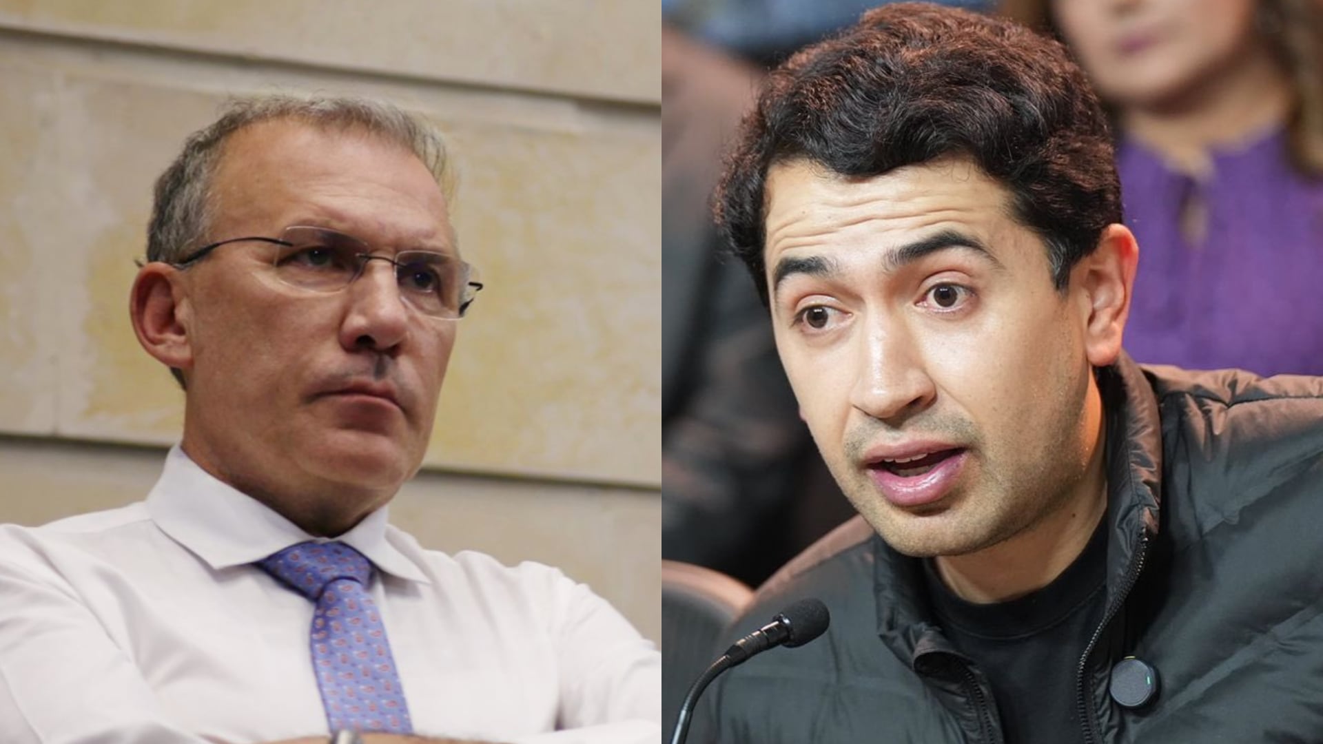 Roy Barreras y David Briceño.