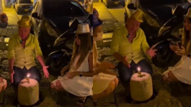 Celebraron el cumpleaños de un hueco en Cartagena.