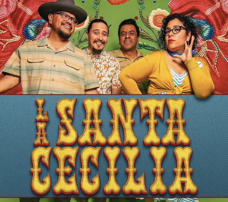 La Santa Cecilia es una banda de origen mexicano-estadounidense cuya fama ha traspasado fronteras. Su nombre rinde homenaje a Santa Cecilia, patrona católica de los músicos. Foto: Cortesía.