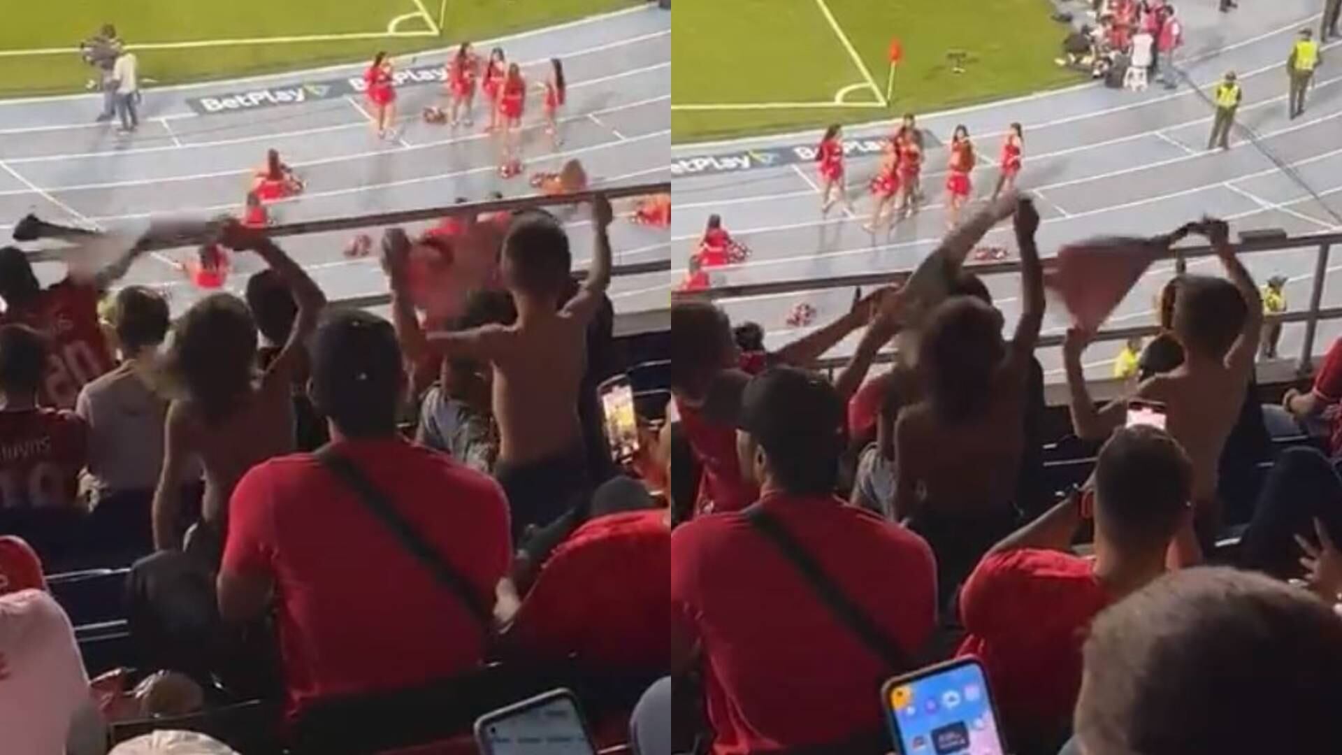Niños hinchas de América en el Pascual Guerrero