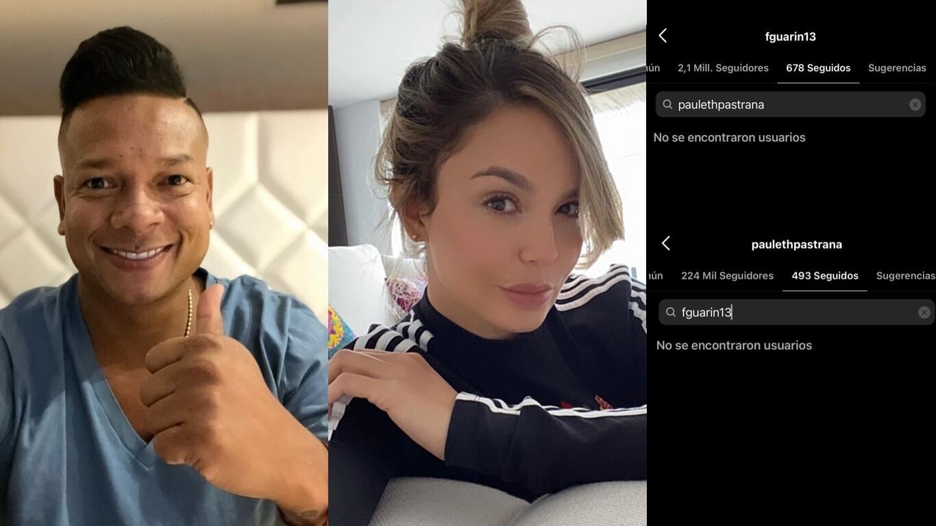 Ya no hay foto ni tampoco compromiso entre Fredy Guarín y Pauleth Pastrana en las redes sociales de ambos.