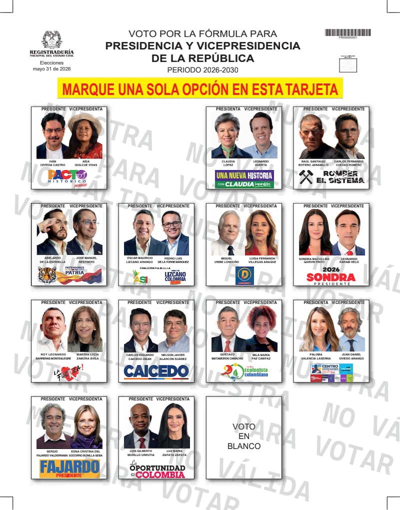 Archivo: Registraduría.