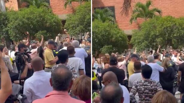 Luis Pérez fue abucheado cuando llegó a votar