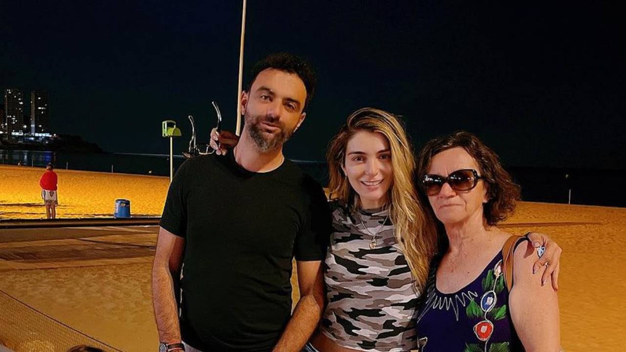 Marilyn Patiño junto a su exesposo Fabián Ulloa