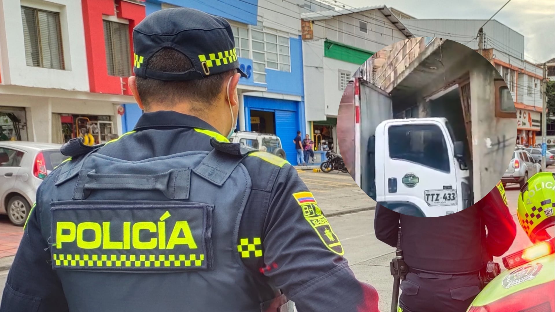 Policías fueron arrollados por camión tipo turbo al sur de Bogotá; están gravemente heridos