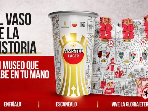 Amstel lanza en Ecuador el ‘Vaso de la Historia’ de la Libertadores