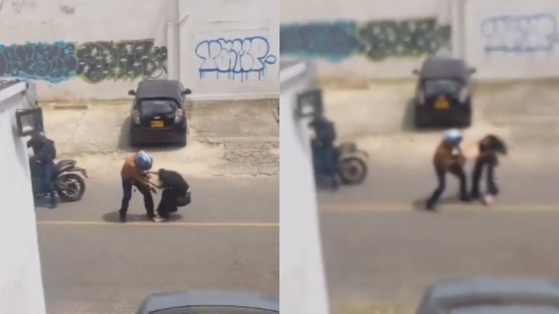 Violencia en Suba: Mujer resultó herida durante un impactante fleteo en el norte de Bogotá