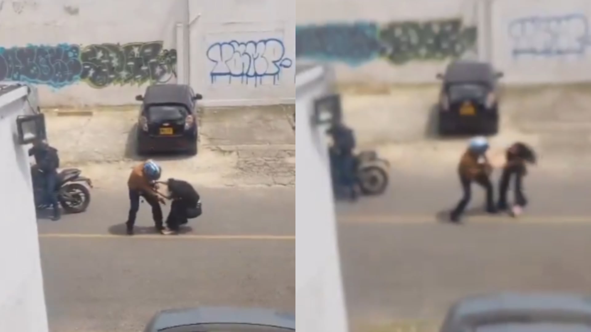 Violencia en Suba: Mujer resultó herida durante un impactante fleteo en el norte de Bogotá