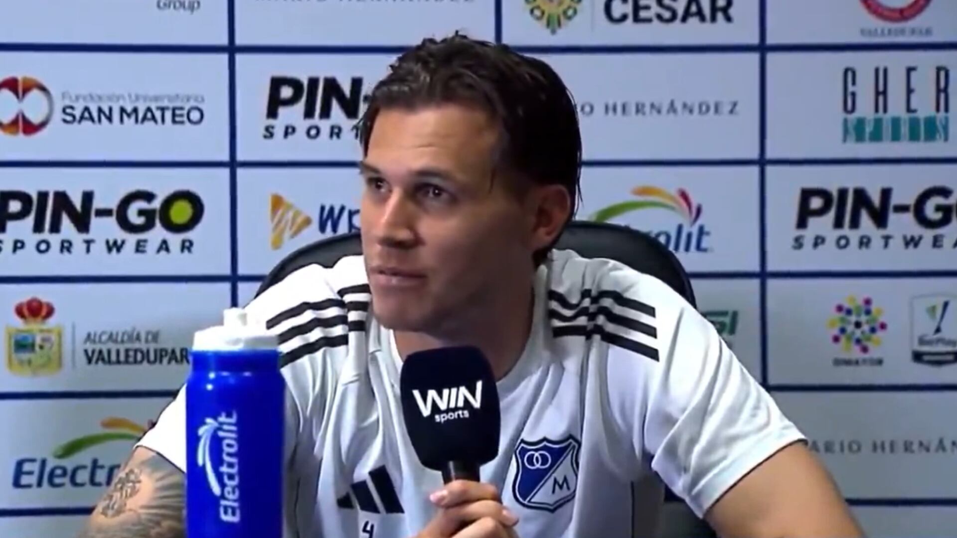 Juan Pablo Vargas - Foto: Rueda de prensa de la Dimayor tomada el 13 de septiembre del 2025