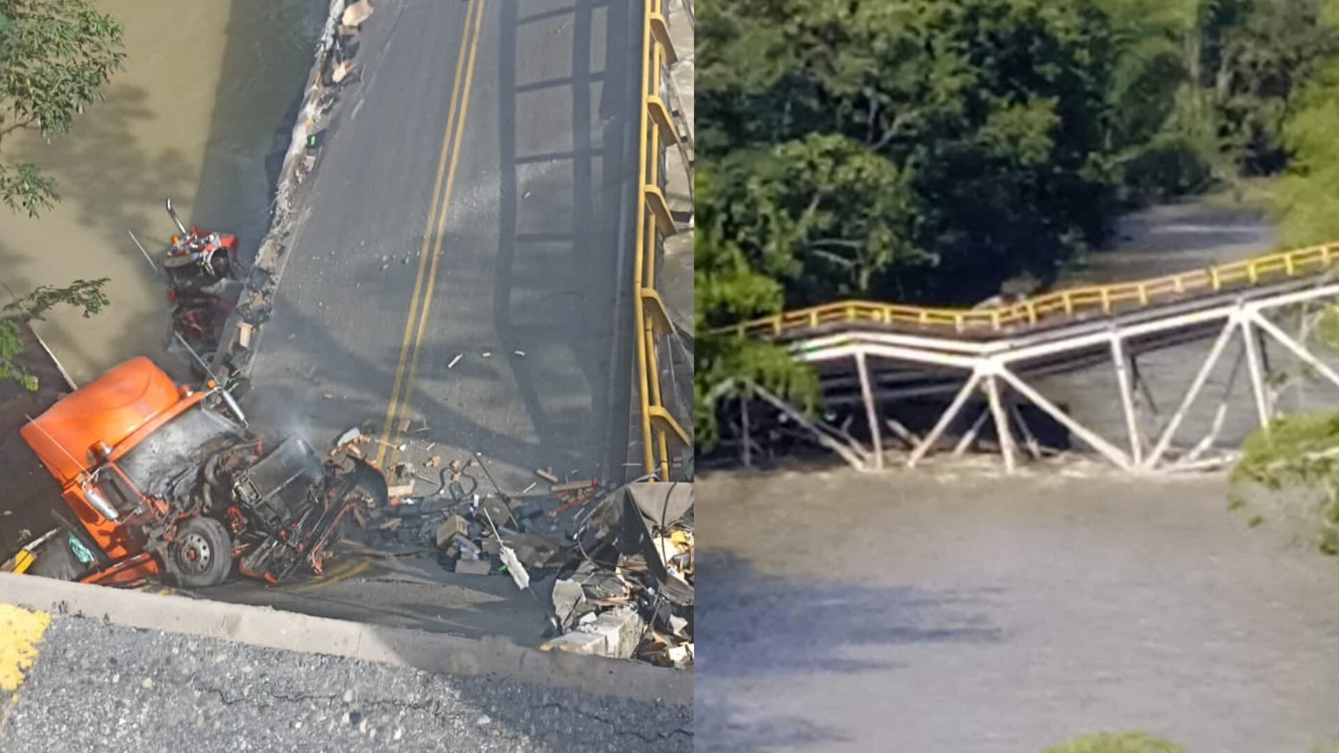 El angustiante relato de mujer que se salvó de milagro durante colapso de puente La Vieja