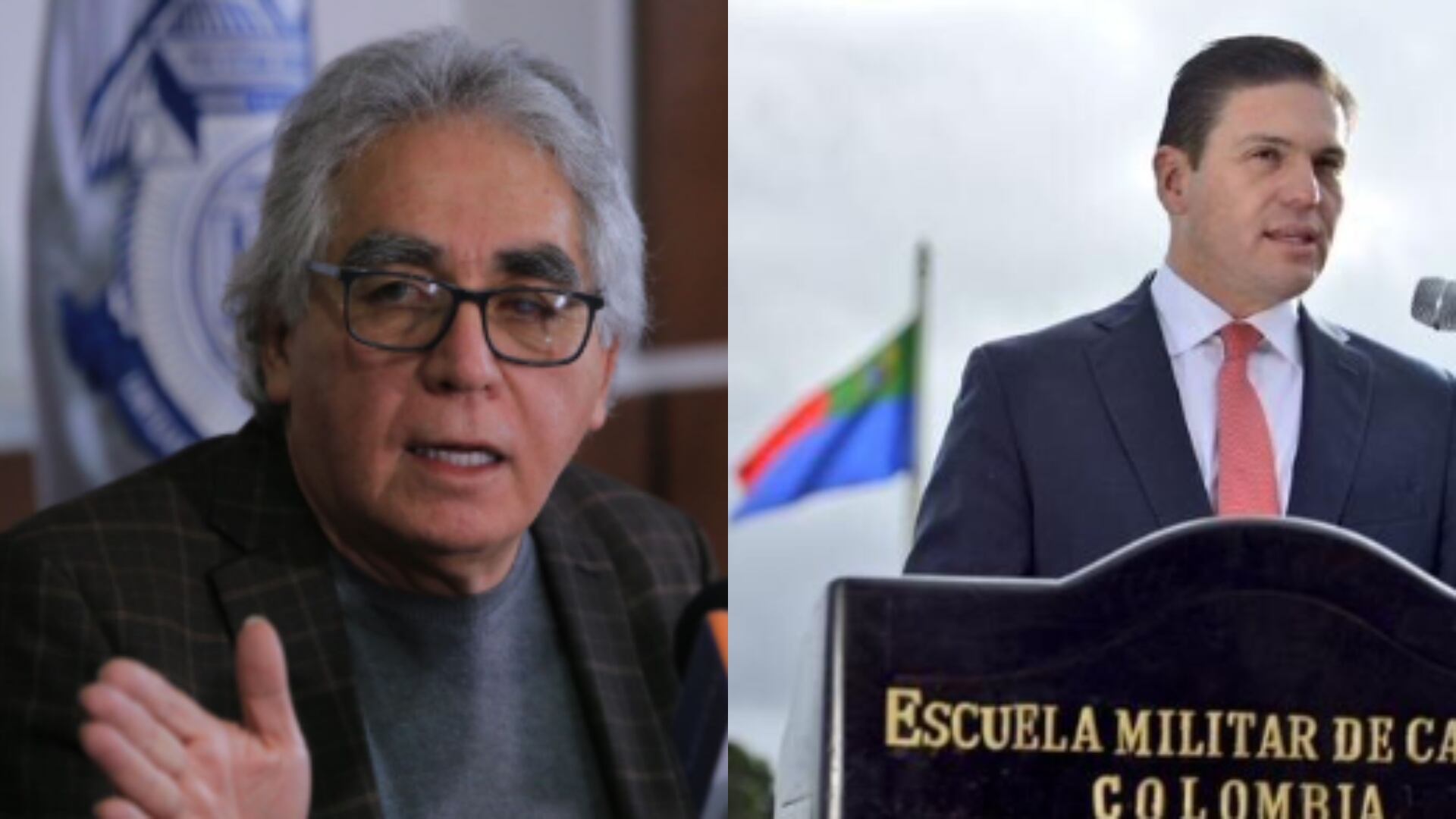 Director de la UNP, Augusto Rodríguez Ballesteros y Juan Carlos Pinzón.