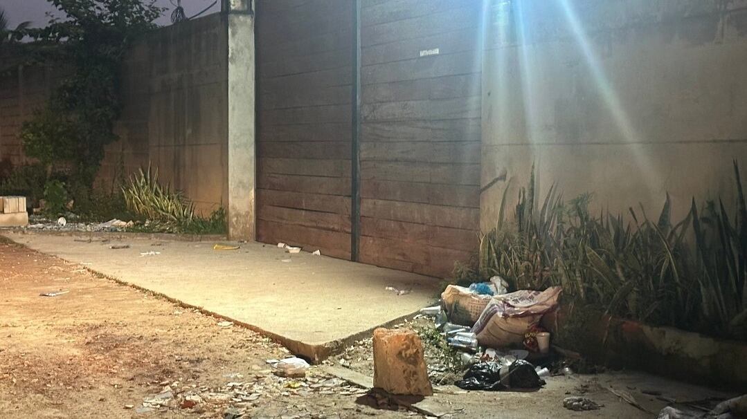 Foto del lugar donde ocurrió una masacre en Puerto Colombia.