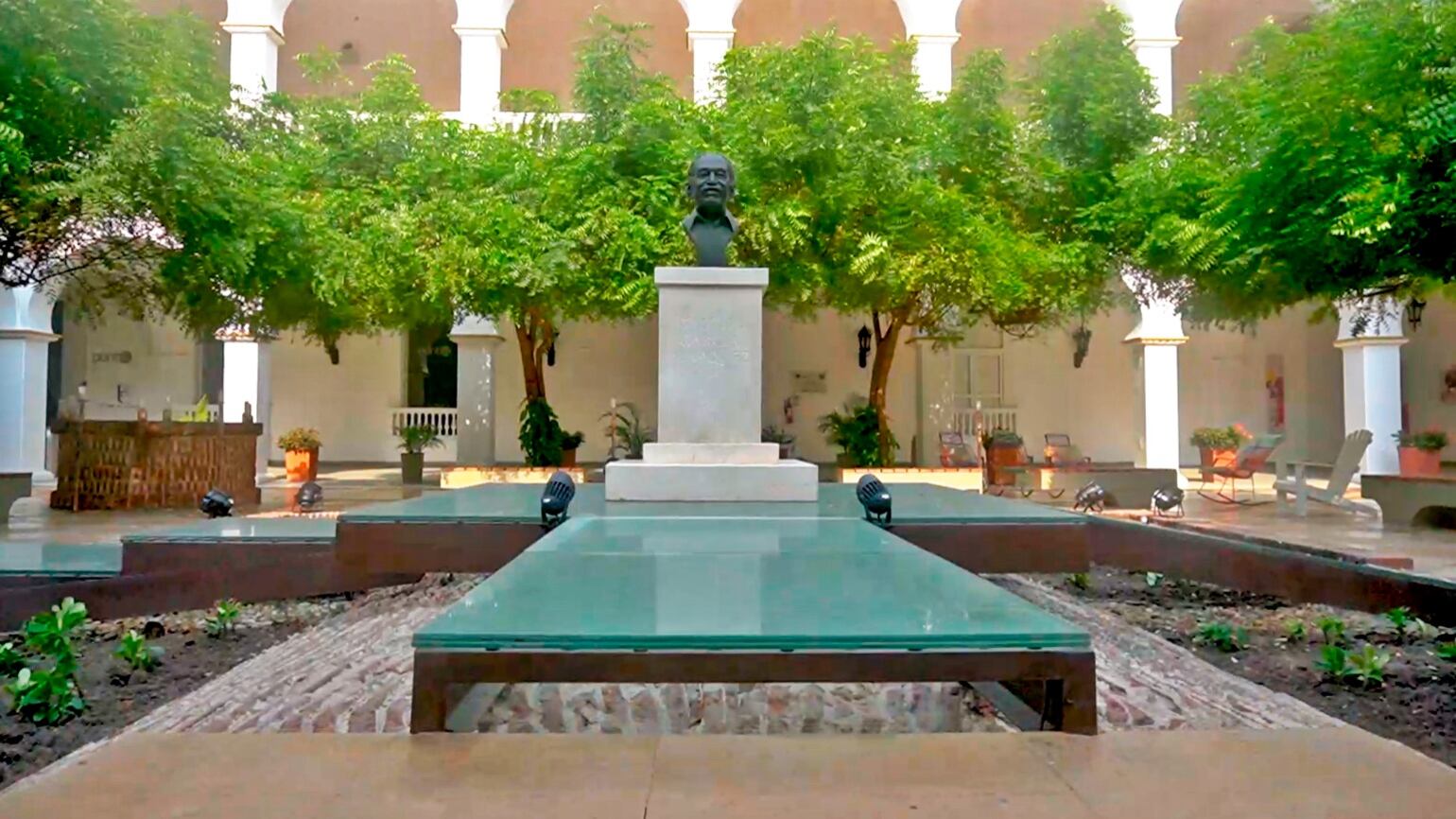 Sepultura de Gabriel García Márquez en Cartagena.