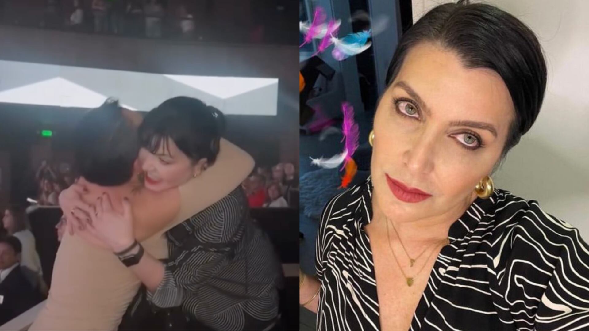 Isabella Santodomingo con Yina Calderón