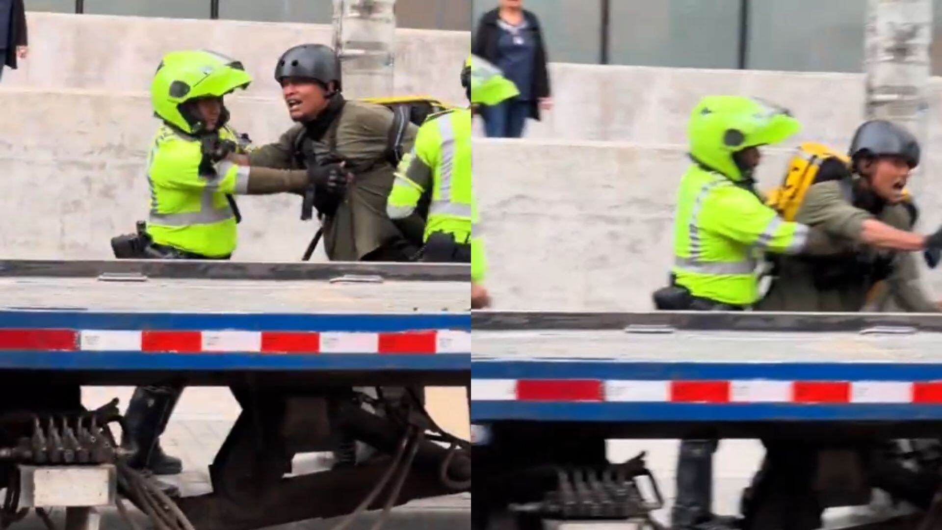 El domiciliario fue detenido por los policías