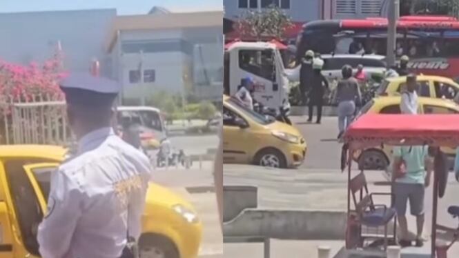 Balacera por ‘taquillazo’ en banco al interior de concurrido centro comercial.