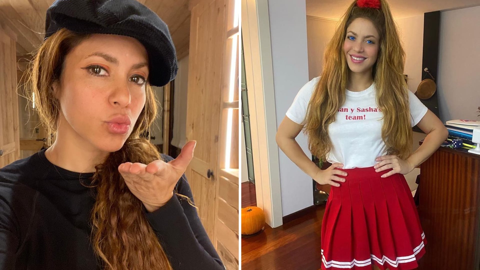 Shakira en minifaldas