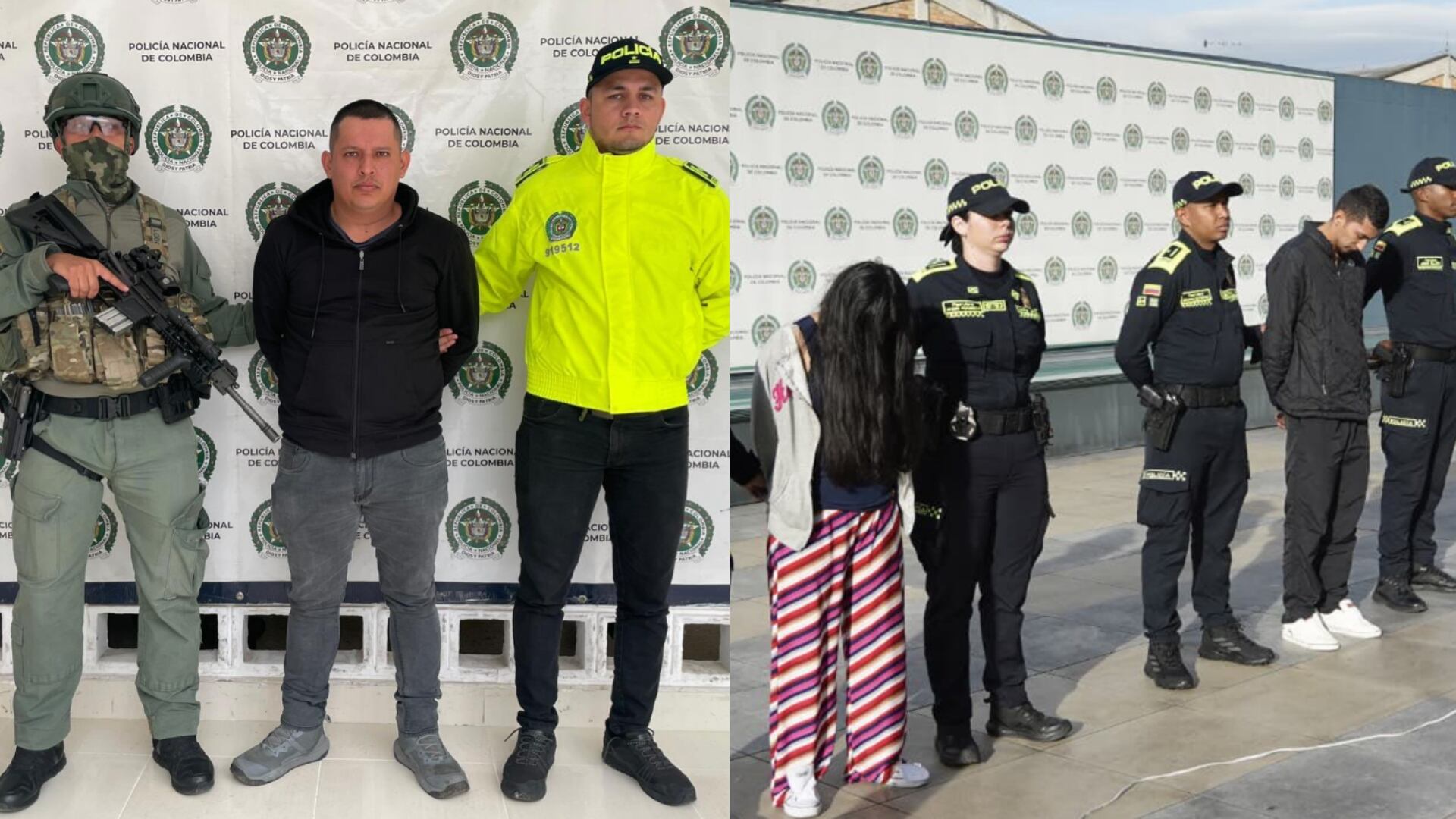 Captura y a la cárcel a explosivistas del ELN y disidencias de las Farc por atentados en Bogotá.