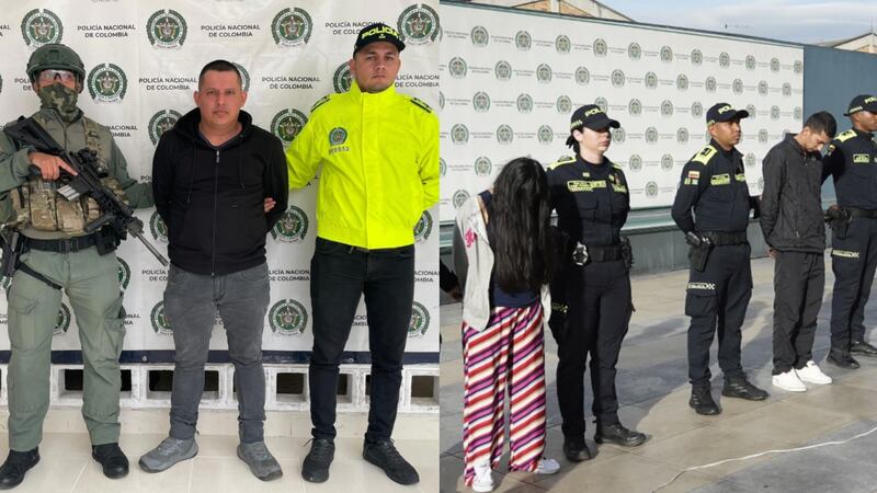 Capturan en Bogotá a peligrosos explosivistas de las disidencias de las Farc y el ELN, vinculados a atentados