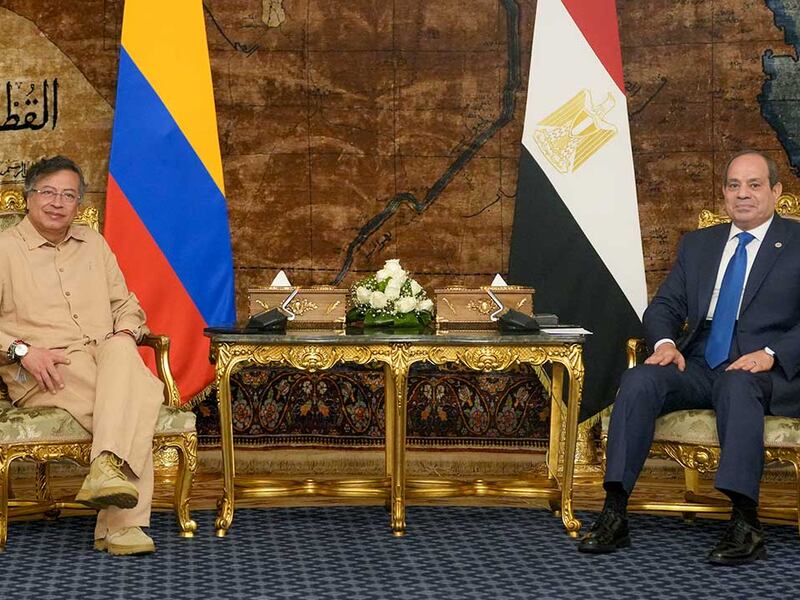 Petro anunció que Colombia apoyará a Egipto y países mediadores en el esfuerzo de lograr la paz en Palestina