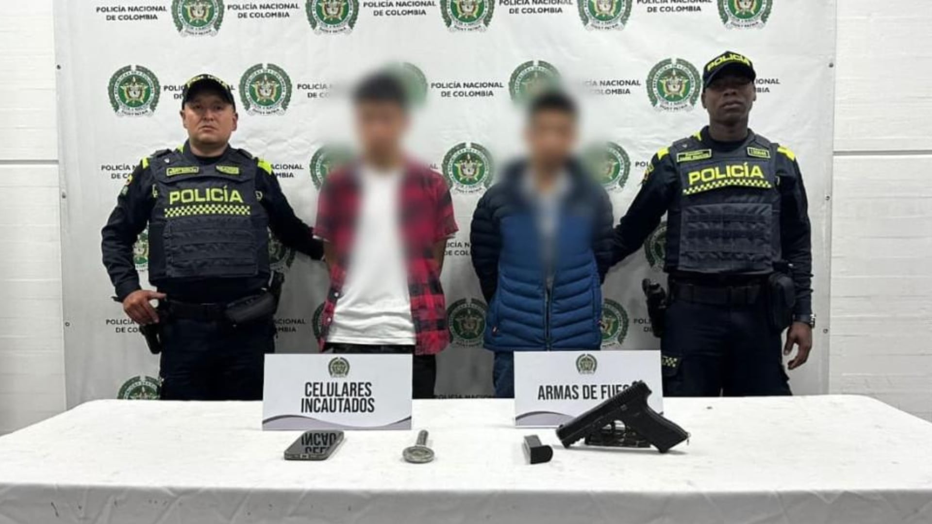 Personas capturadas en Ciudad Bolívar.