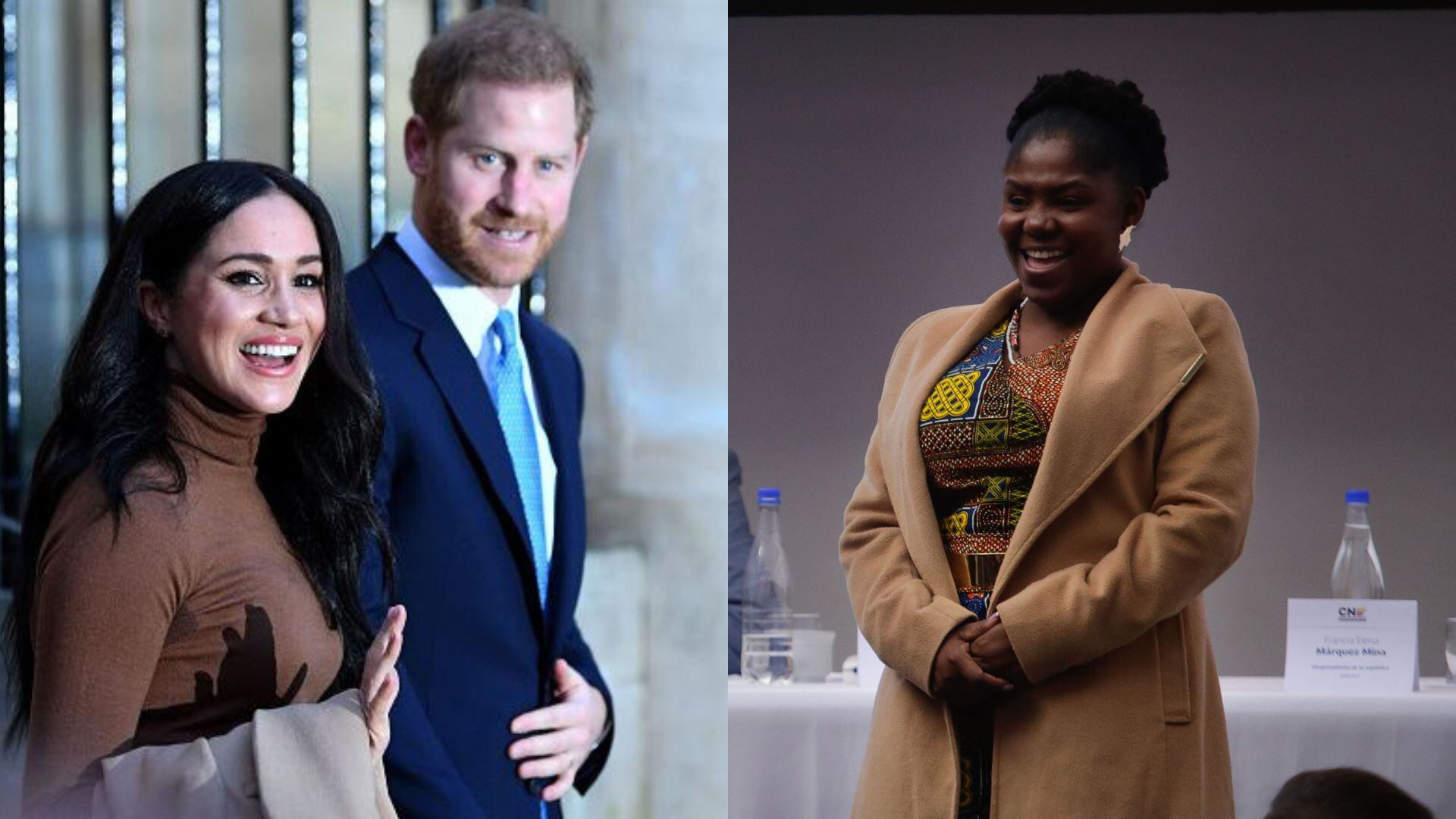 Francia Márquez y los duques de Sussex