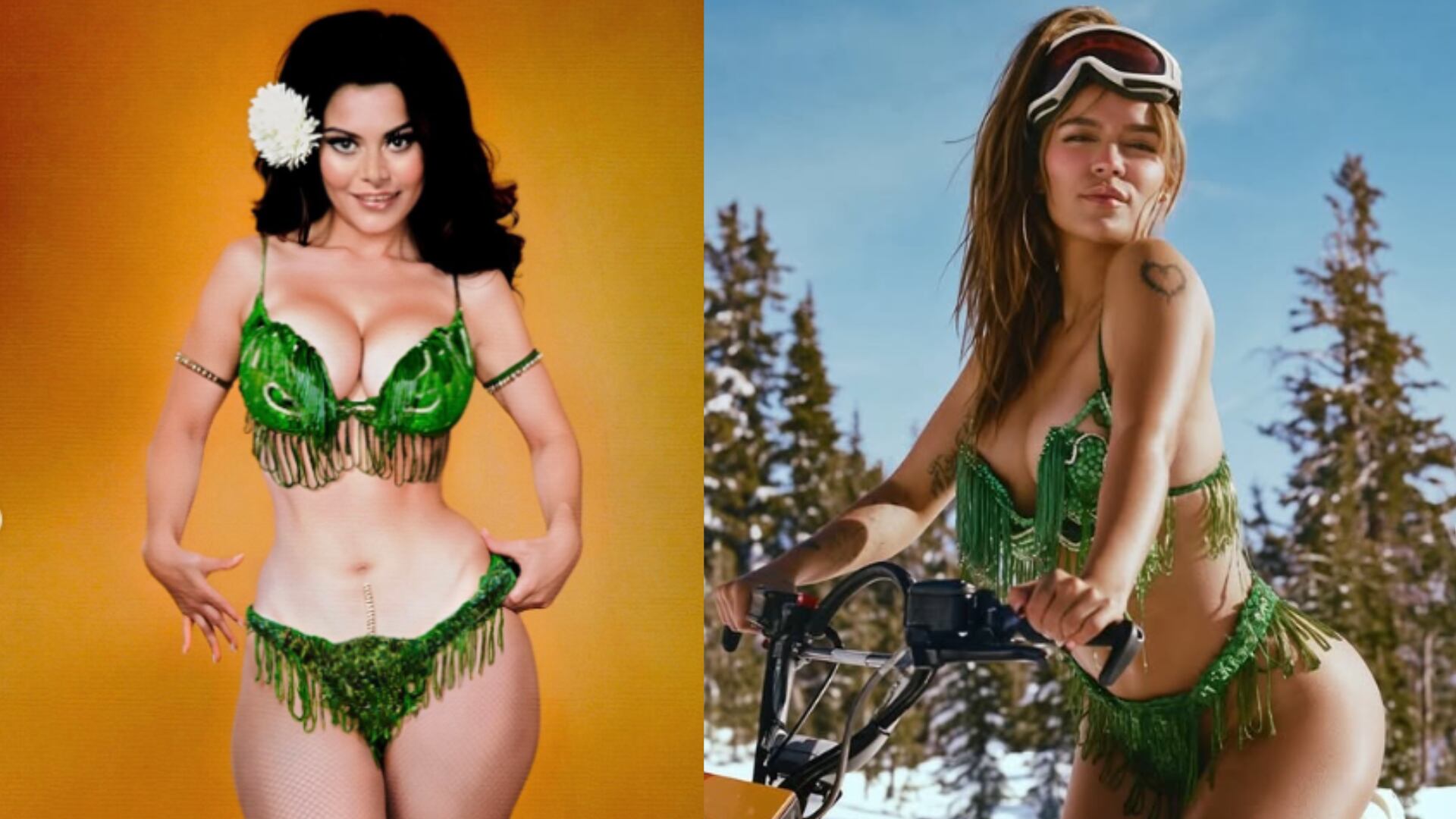 Karol G con traje de archivo de Rossy Mendoza