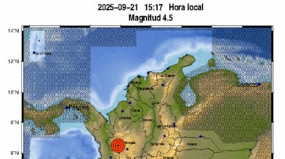 Temblor en Colombia hoy