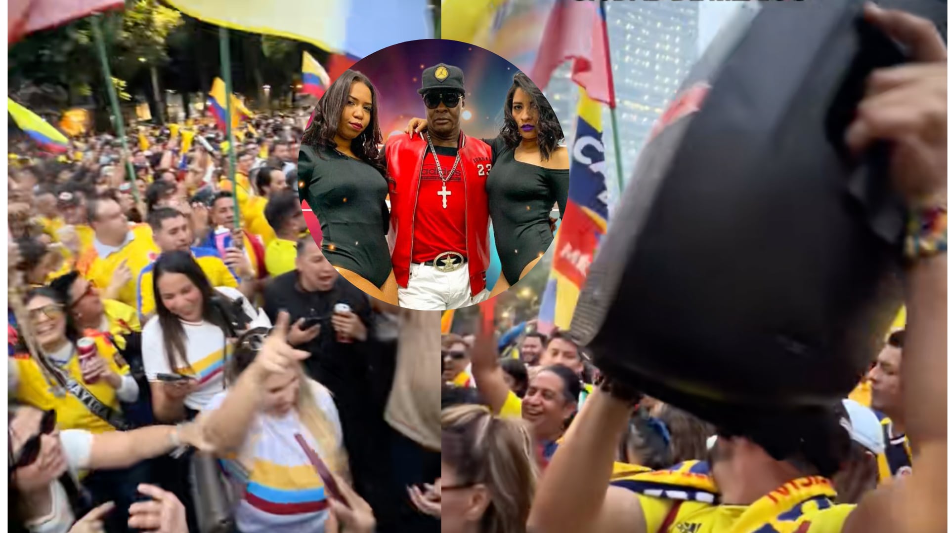 Hinchas de Colombia se tomaron México al ritmo de ‘La Quemona’