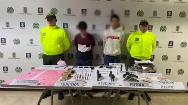 Armas encaletadas en vivienda en Bello