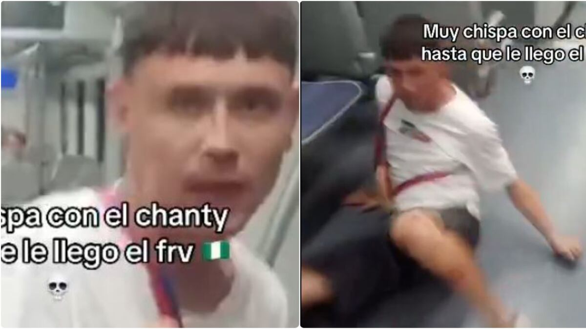 Barrista de Cali y América se fueron a los golpes en pleno Metro en España ‘por los colores’