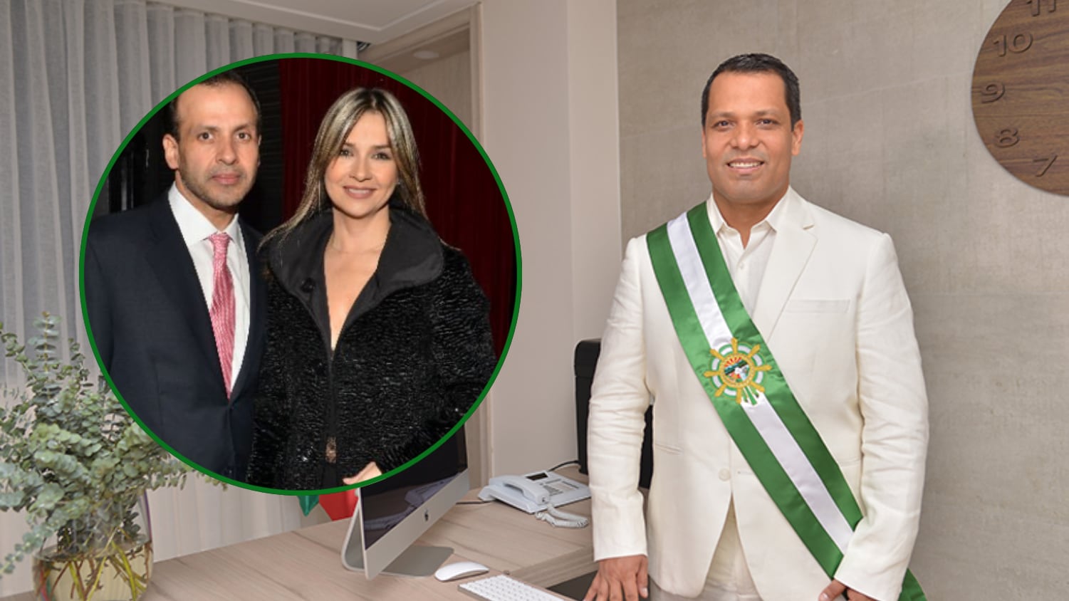 Familia Gnecco y Vicky Dávila