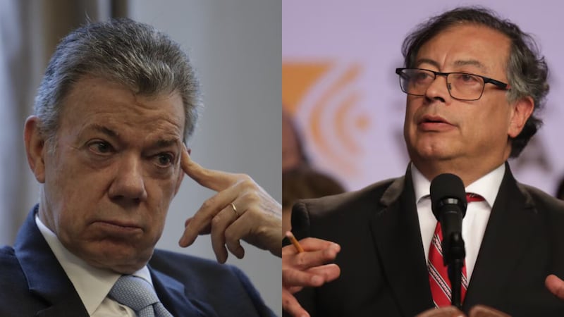 Gustavo Petro arremete contra el expresidente Santos: “el único Nobel real de Colombia es el de Gabo”