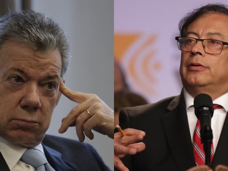 Gustavo Petro arremete contra el expresidente Santos: “el único Nobel real de Colombia es el de Gabo”