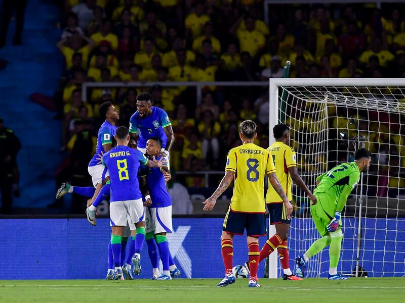 El gol de Martinelli con Brasil estuvo a punto de batir un registro que dejaba muy mal parada a Colombia