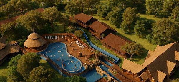 Un lugar para apreciar la tranquilidad mientras la majestuosidad de la selva cautiva la mirada de los visitantes