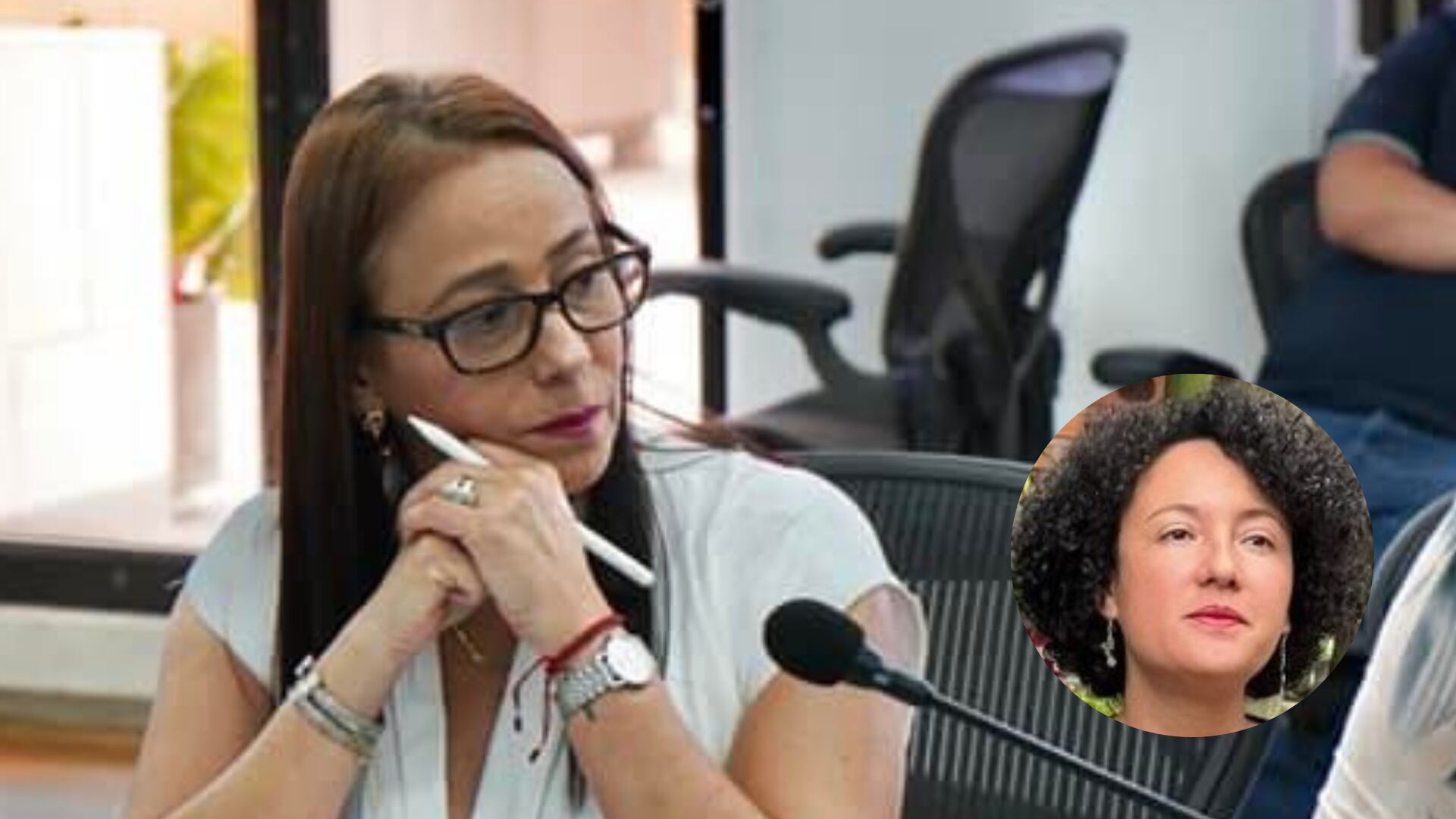 Rifirrafe entre Isabel Zuleta y Claudia Carrasquilla.