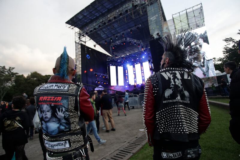 Público asistente a Rock al Parque 2022 en Bogotá.