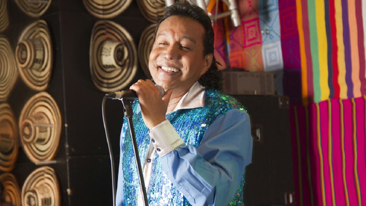 El cantante vallenato Diomedes Díaz.