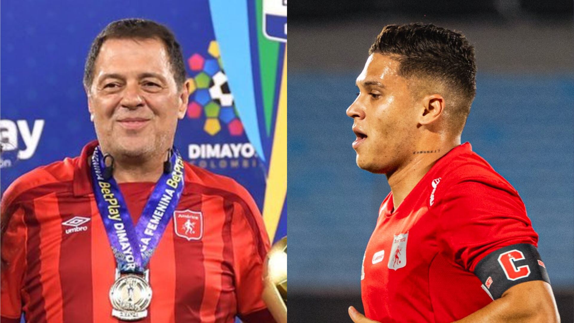 Juan Fernando Quintero y Tulio Gómez - Fotos: Redes sociales y Getty