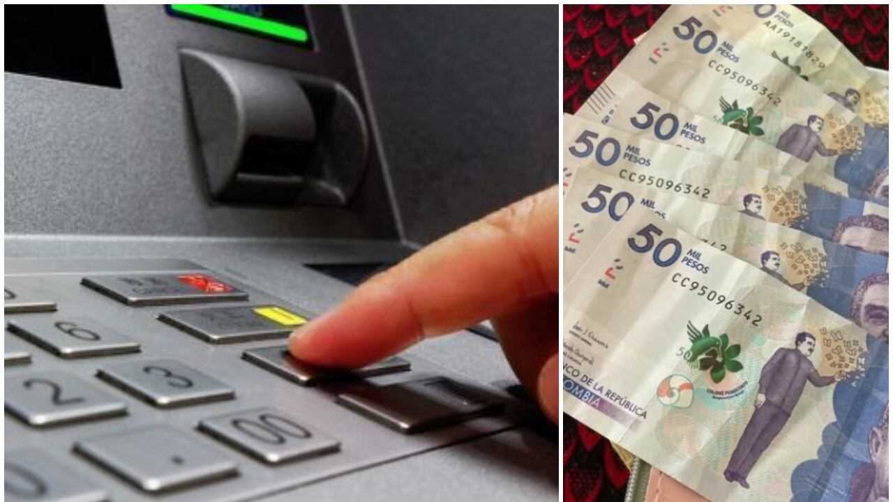 Billetes de 50 mil pesos falsos colombianos