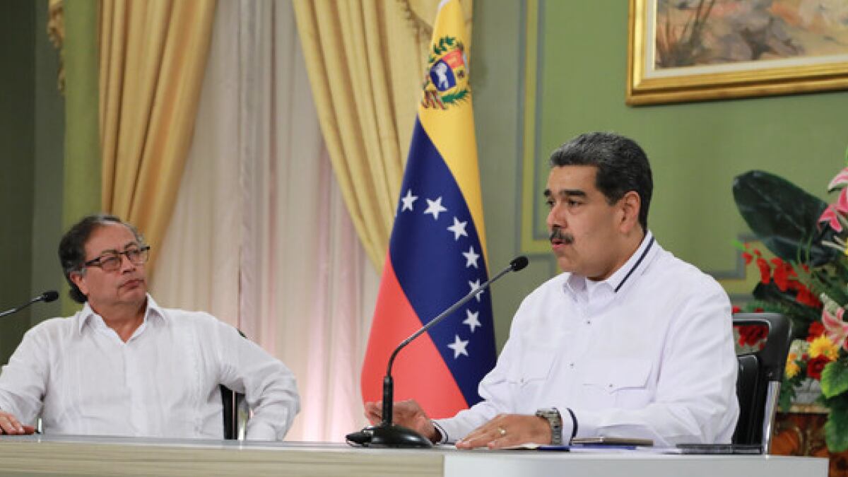 Presidente de Colombia y presidente de Venezuela. (Foto: Redes sociales)