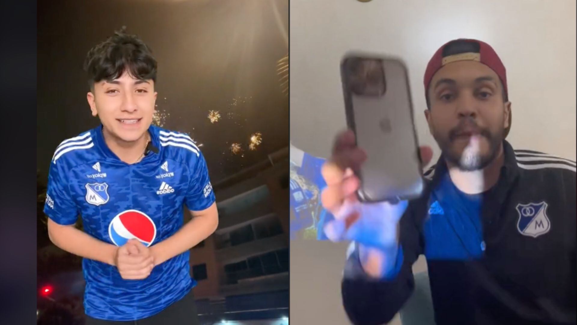 Tiktokers seguidores de Millonarios fueron hurtados en plena celebración del título.