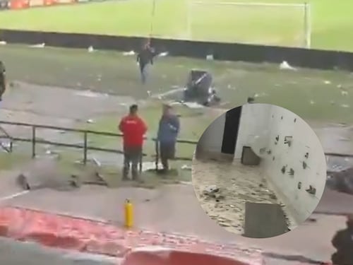 Destruido: Así quedó el Atanasio Girardot después de los desmanes de los hinchas del DIM