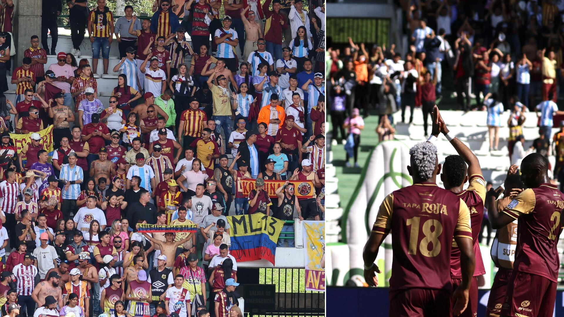 La Policía de Manizales incautó armas blancas en los buses del Tolima que viajaron al partido
